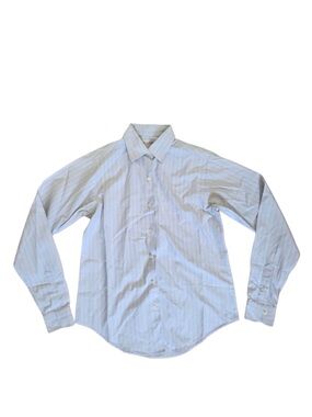 Brooks Brothers Light Blue Pinstripe Dress Shirt